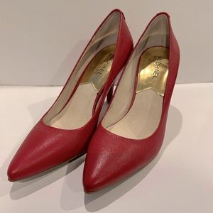 Micheal Kors red heels size 7.5